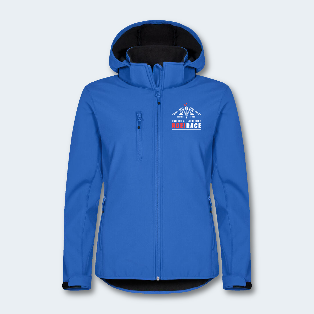 Dames Softshell blauw