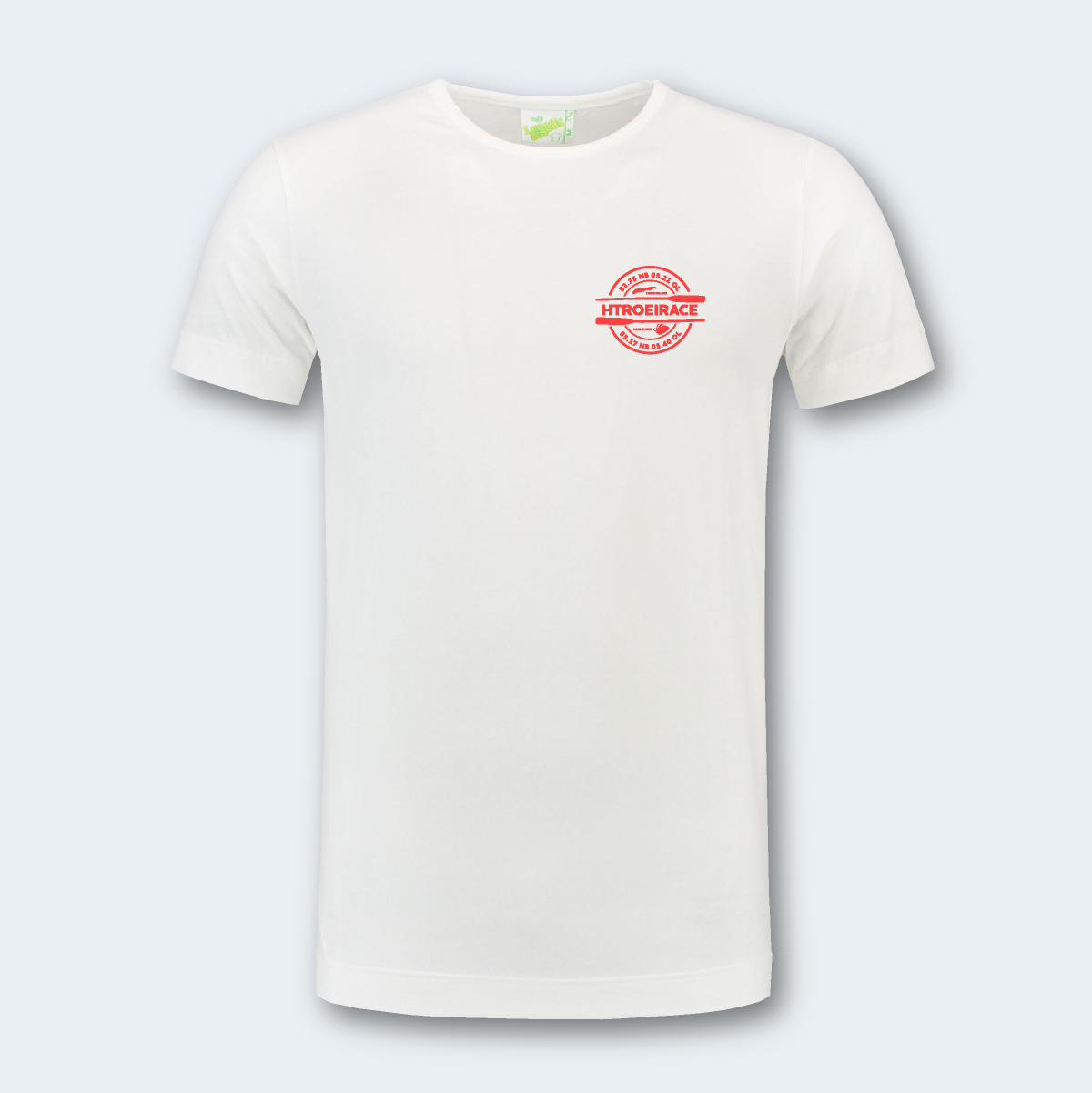 Heren Bodyfit T-shirt Wit