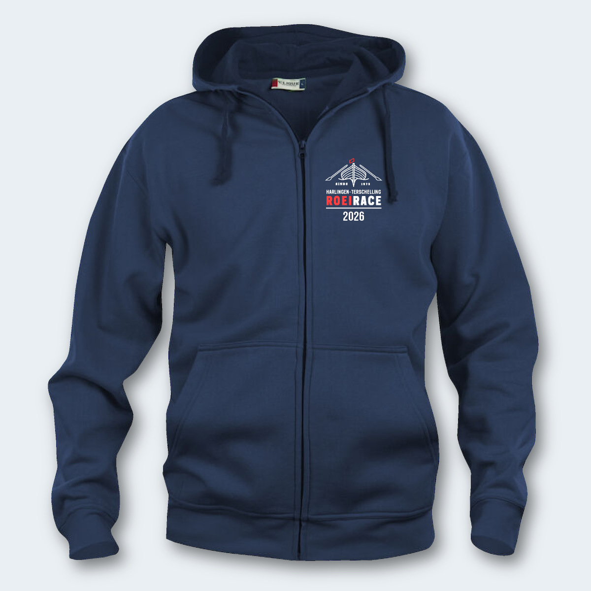 HT heren zip hoodie - Navy
